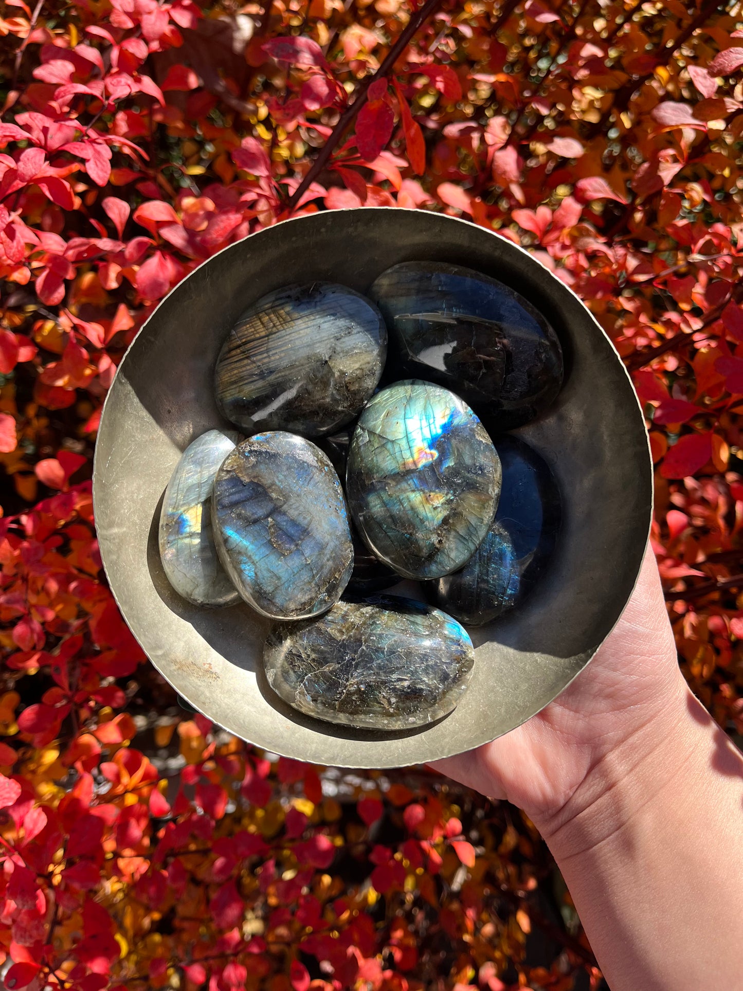 Labradorite Palm Stone