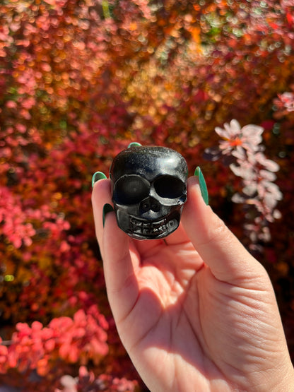 Black Obsidian Mini Skull