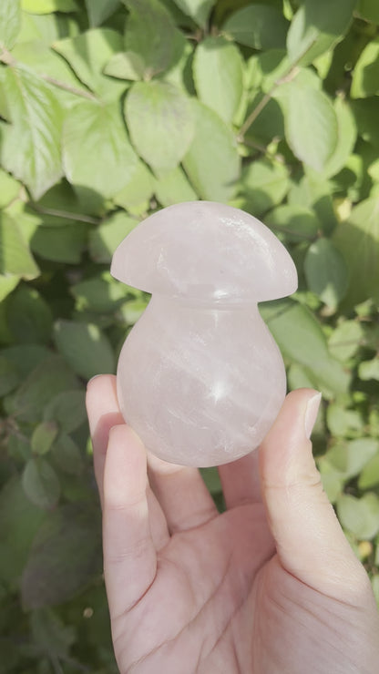 Rose Quartz Mushroom