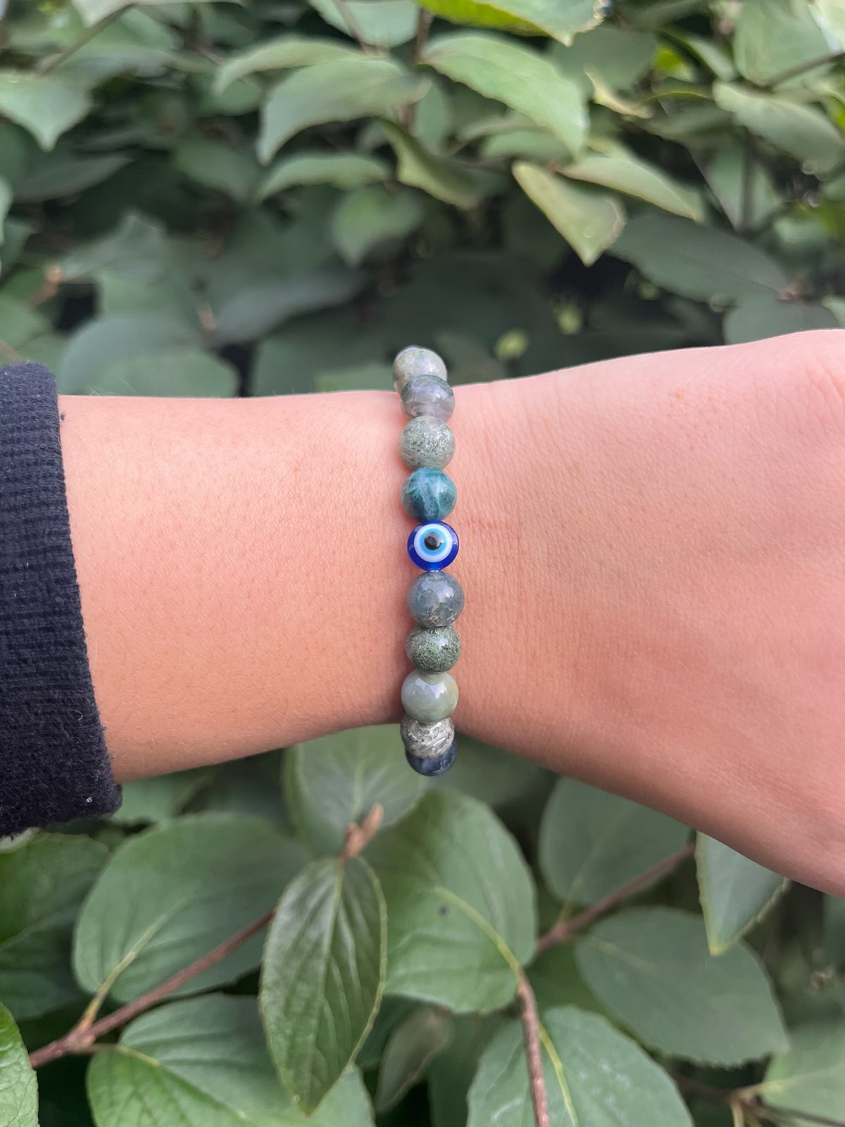 8 mm Evil Eye Bracelet