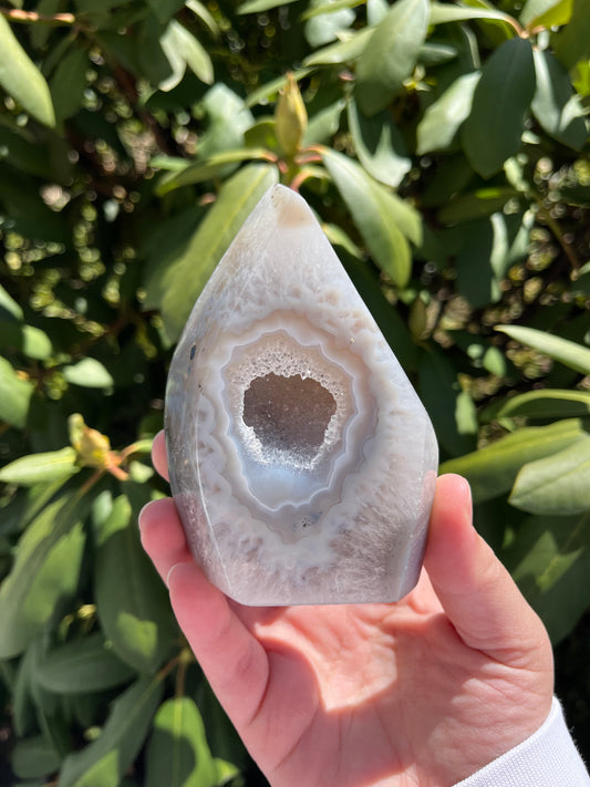 Druzy Agate Flame